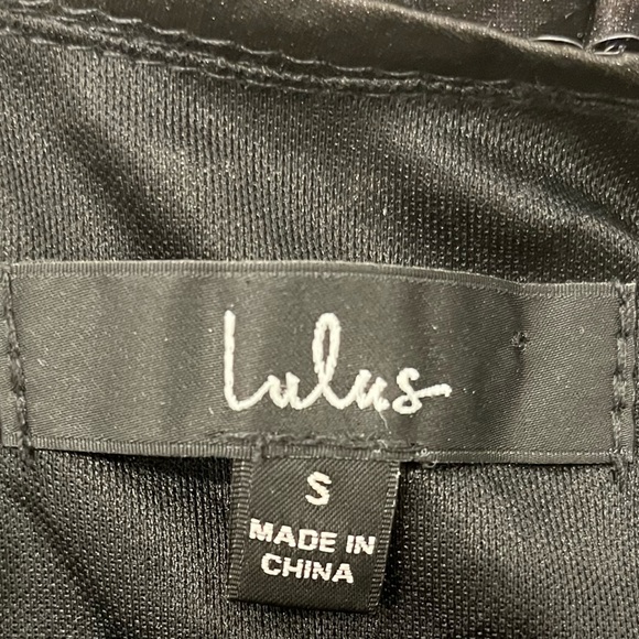 Lulu’s Shimmery Delight Iridescent Sequin Cowl Neck Mini Dress in Purple Size S - Picture 7 of 8